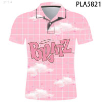 【high quality】  Men Movie Bratz Polo Shirt Camisas Fashion Summer 3d Printed Ropa De Hombre Streetwear Casual Short Sleeve Ropa Harajuku Tops