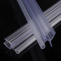 2pcs 50cm 50cm Clear Window Seal Strip For 6mm Glass Shower Screen Door Windproof And Water Retaining Sealing Strips