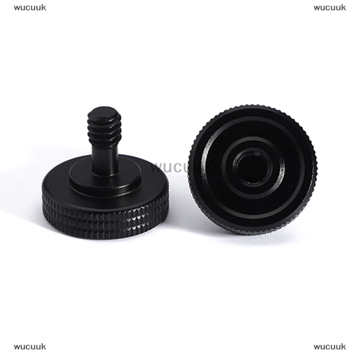 wucuuk-1-4-dual-nuts-tripod-mount-สกรู-double-layer-เกลียวสกรู-mount-adapter-black-camera-screw-mount-สำหรับแฟลชกล้อง