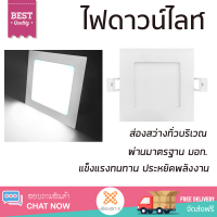 ใหม่ล่าสุด ไฟเพดาน ดาวน์ไลท์ LED SYLVANIA W012 12วัตต์ 6นิ้ว อะลูมิเนียม สีขาว ส่องสว่างทั่วบริเวณ ใช้ได้กับขั้วหลอดมาตรฐาน Downlight