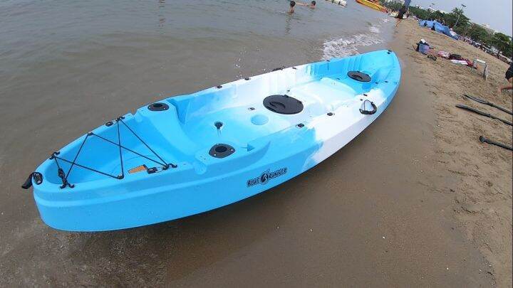 ส่งฟรี-blue-runner-เรือคายัค-kayak-double-seat-12-ฟุต-2ที่นั่ง-รับน้ำหนักได้-250กก-ฟรีเสื้อชูชีพ-และไม้พาย