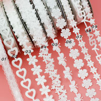 (20 meters / volume) white flower ribbon ribbon wholesale gift Christmas decorative ribbon roll