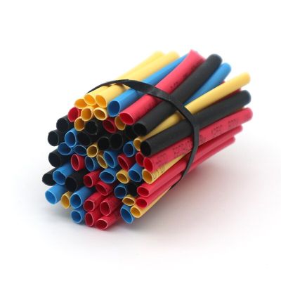 60Pcs/Pack Heat Shrink Tube Adhesive Cable Protective Sheath Thermoretractable Gaine Electronic Kits Adiabatic Protector Wire