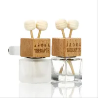 8ml Empty Car Air Freshener Perfume Glass Bottle Air Vent Clip Parfume for Auto Pendant Essential Oil Scent Diffuser