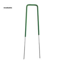 ☽Di U-Shaped Garden Ground Grass Lawn Turf Galvanised Pegs Staples Fastening Nails