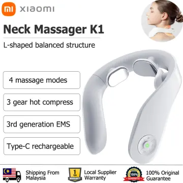 Jeeback Neck Massager Three-head Massage Design Neck Device Neck Massager  For Pain Deep Tissue Neck Massage Neck Massager With Heat Lightweight and