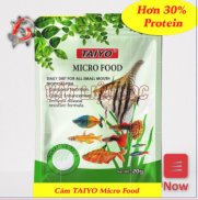 Cám hạt Micro taiyo food Thức Ăn Chuyên Dùng Cho cá 7 màu,guppy,betta