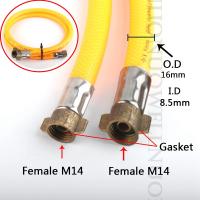 หญิง M14ร่วมเครื่องพ่นสารเคมีแรงดันสูงท่อสวนชลประทานท่ออ่อนเครื่องพ่นสารเคมีขยายท่อ M14หมอกหัวฉีดล้างรถหลอด