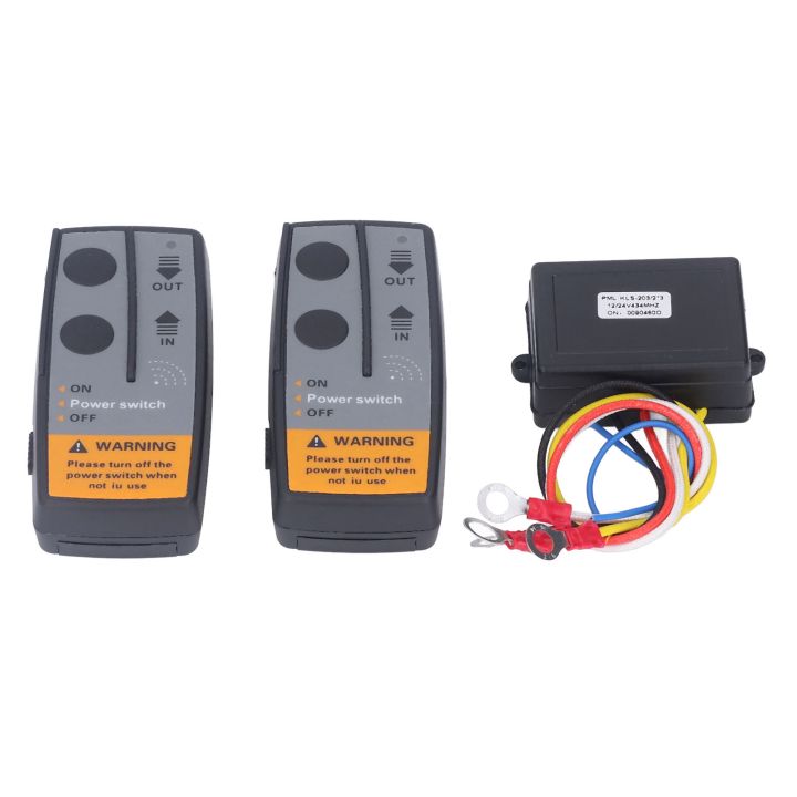 6-pcs-universal-wireless-winch-รีโมทคอนโทรลพร้อมตัวรับสัญญาณ-3-434mhz-สำหรับรถบรรทุก-atv