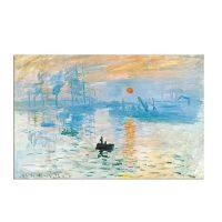 งานพิมพ์ทิวทัศน์ Claude Monet ผ้าใบวาดภาพโปสเตอร์และภาพพิมพ์ศิลปะบนผนังรูปภาพสำหรับการพิมพ์ผ้าใบห้องนั่งเล่นตกแต่งบ้าน1ชิ้นภายในกรอบไม้หรือไร้กรอบ (ขนาดภาพสามารถปรับแต่งได้)