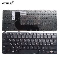 GZEELE แป้นพิมพ์แล็ปท็อปสำหรับรัสเซีย DELL Inspiron 14z Ins14ZD-2316 2518 1518 1418 2318รุ่น RU สีดำและแป้นพิมพ์ใหม่สีดำ