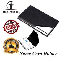 Business Luxury PU Leather Stainless Steel Multi Card CaseBusiness Name Card Holder Wallet Credit Card ID Case/Holder