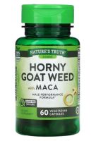 Natures Truth, Horny Goat Weed with Maca, 60 Vegetarian Capsules