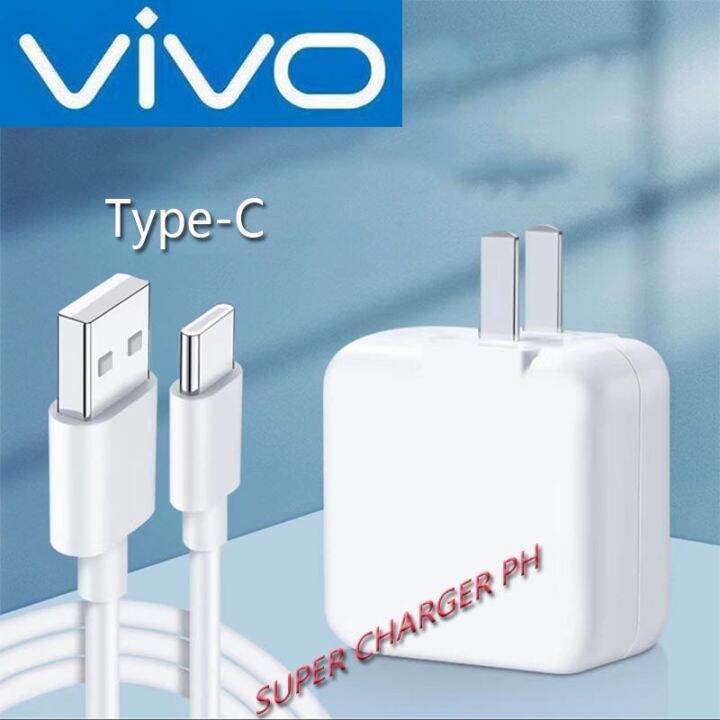 Vivo Charger Quick Original Fast Charger 5A Typec Cable 2IN1 Adapter