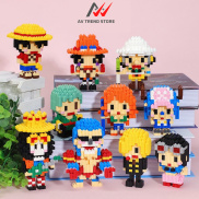 Lego mini lắp ráp 3D Đảo hải tặc One Piece nhân vật Luffy Nami Zozo Sanji