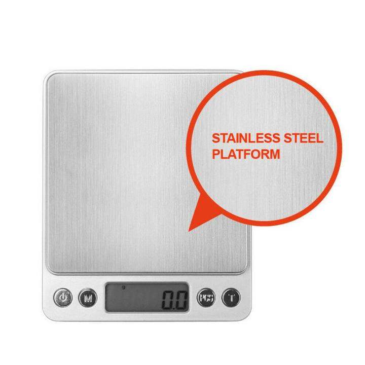 kitchen-scale-digital-scale-ใหม่-เครื่องชั่งดิจิตอล-2-กิโลกรัม-ตาชั่งดิจิตอล-ผิวหน้าสแตนเลส-สวย-หรูหรา-เครื่องชั่งน้ำหนัก-เครื่องชั่งในครัว-เครื