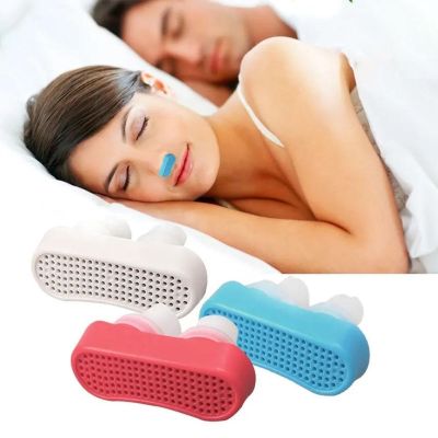 tdfj Silicone Anti Snoring Nasal Dilators Snore Clip Tray Sleeping Aid Apnea Guard Night Device New