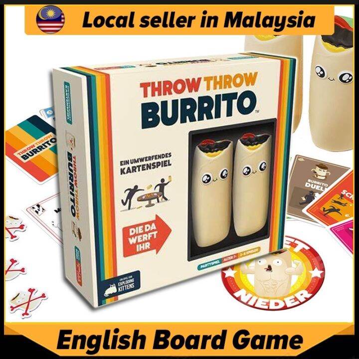 NEW ★★Ready Stock★★Board Game Throw Throw Burrito Kickstarter Retail