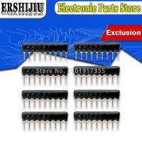 【cw】 10PCS/LOT Exclusion Network Resistor 5PIN 9PIN DIP 220 330 470 510 680 1K 1.2K 1.5K 2.2K 3.3K 4.7K 10K 100K Ohm