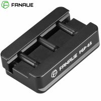 FANAUE Picatinny Arca-Swiss Compatible Rail Plate with Anti-slip Slot CNC Machined AluminumTripod Dovetail Adapter Mount