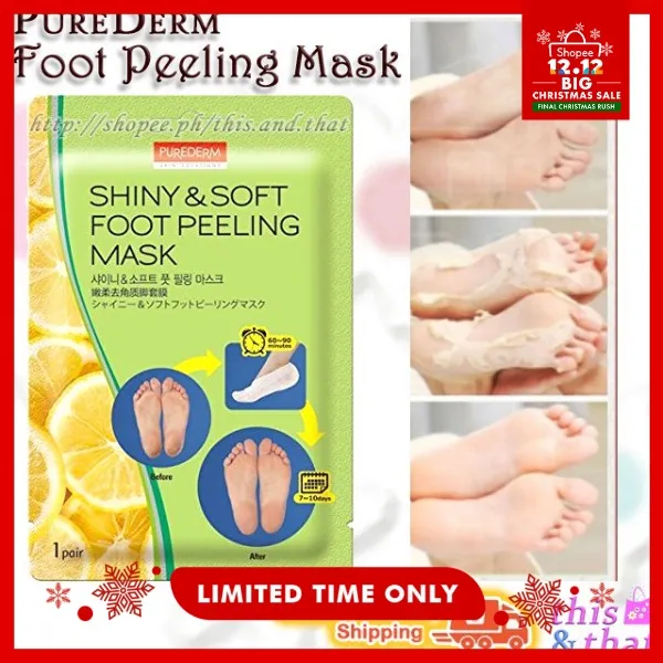 Purederm Foot Peeling Mask Lazada PH