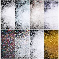 2gBox Gradient Glitter Powder Shining Glitters Dust Nail Powder Nail Art Decoration Silver Iridescent Color Pigment