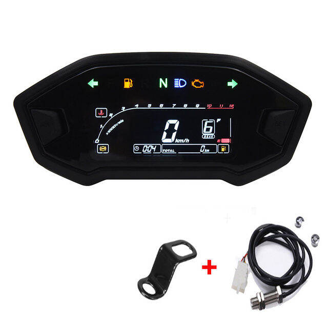 12000rpm-universal-รถจักรยานยนต์-speedometer-เครื่องวัดระยะทางดิจิตอลแผงควบคุม-lcd-ใช้งานร่วมกับ-1-2-4-กระบอกรุ่น