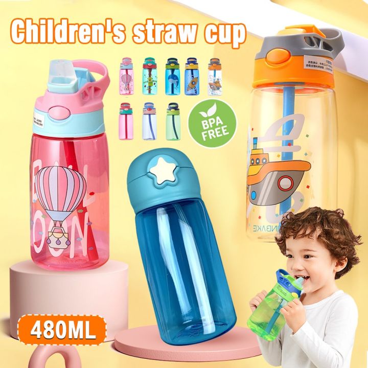 Sippy Cup, 480ml Kids Drink Bottle, Toddler Cup, Leak-proof