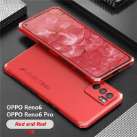 เคสฝาหลังอะลูมิเนียมสำหรับ OPPO Reno6 5G เคสโทรศัพท์กันกระแทกบั๊มเปอร์แข็งหรูหราสำหรับ OPPO Reno 6 / OPPO Reno 6 Pro