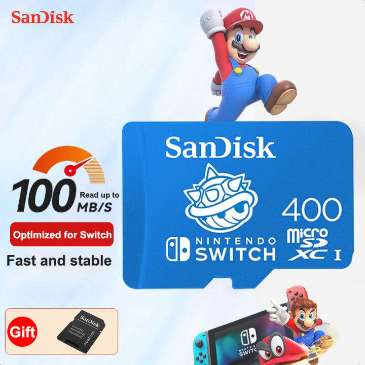 SanDisk Nintendo Switch - Flash memory card - 400 GB - UHS-I U3 / Class10 -  microSDXC UHS-I - for Nintendo Switch 