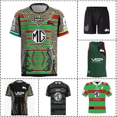 Mens SATTLER [hot]2023 COMMEMORATIVE Jersey Rabbitohs Singlet - / Sydney South Indigenous / Anzac / Rugby Size:S-5XL JOHN