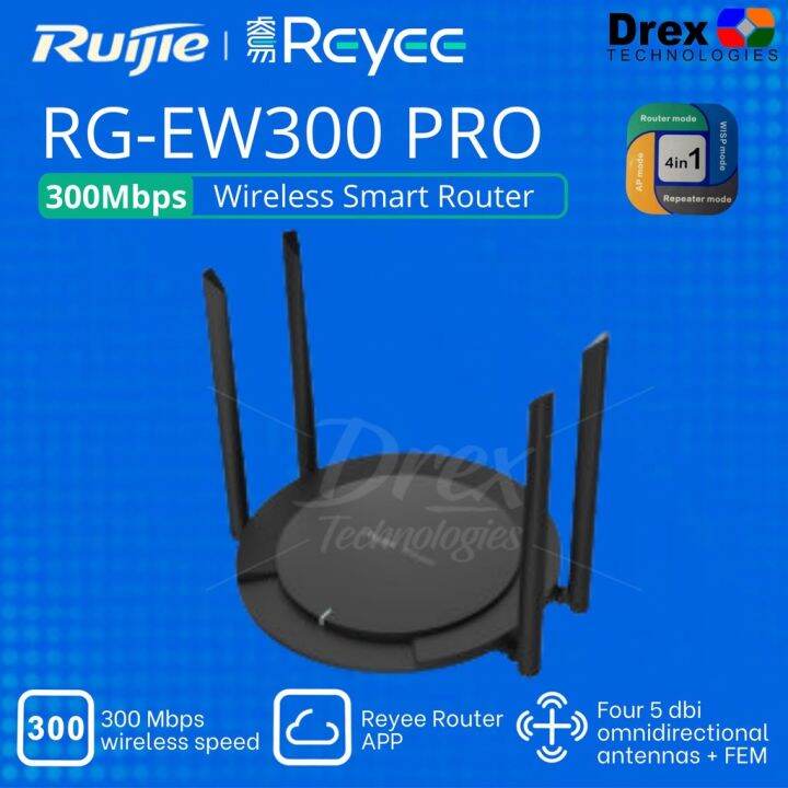 Ruijie RGEW300 PRO 300Mbps Wireless Router Smart Router Lazada PH