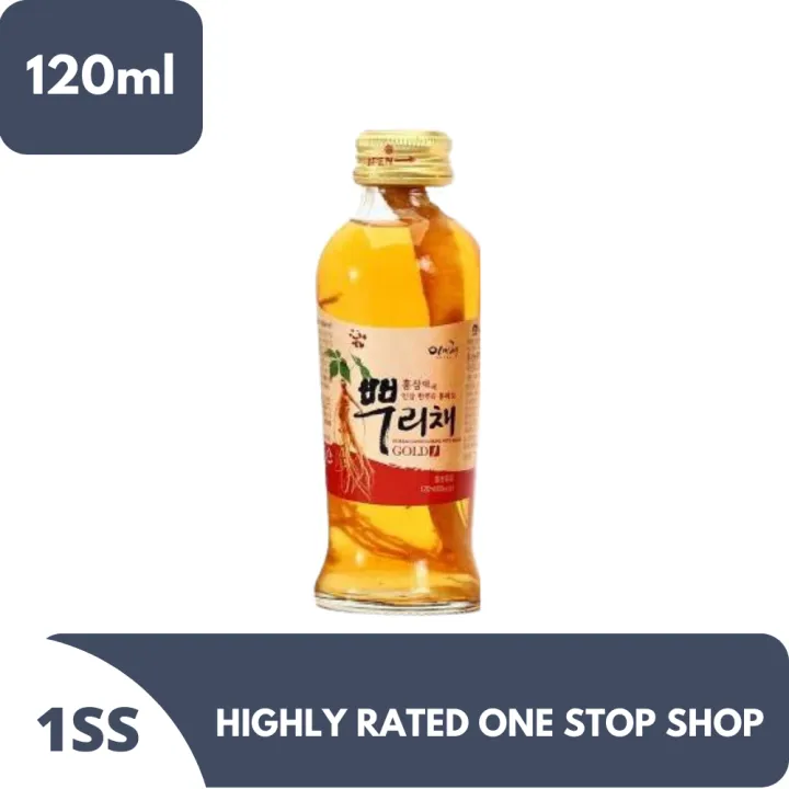 Bburiche Korean Red Ginseng Drink with Root 120ml Lazada PH
