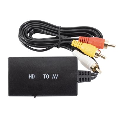 to AV Video Converter Computer Projection to Tv Adapter Converter for HD Signal Products Connecting RCA Signal Products