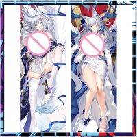 Azur Lane Dakimakura อะนิเมะร่างกายหมอนที่กำหนดเอง 2 ด้านพิมพ์นุ่มโยนหมอนครอบคลุม 50 * 150 ซม