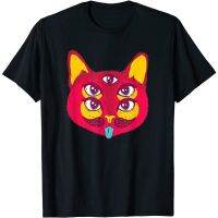 Psychedelic Cat Kitten Cave Psy Trance Party T-Shirt