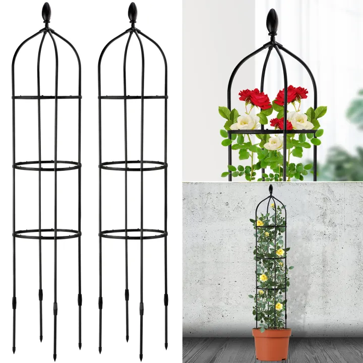 [pantorastar] Plant Vine Frame Flower Stand Vegetable Growing Pipe ...