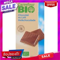 คาร์ฟูร์ ช็อกโกแลต โอ ไลต์ 100กรัม Carrefour Chocolat Au Lait 100g.