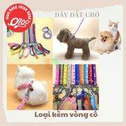 Orgo - Dây dắt chó mèo 2 size loại có kèm vòng cổ xích chó mèo - King s Pet