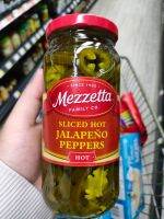 Mezzetta Deli Sliced Hot Jalapeno Pepper 473 ml. ??? ฮอท จาลาปิโน เปปเปอร์ส (พริกจาลาปีโนหั่นดองในน้ำส้มสายชู) ???