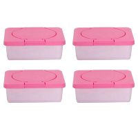 4X Dry &amp; Wet Tissue Paper Case Care Baby Wipes Napkin Storage Box Holder Container