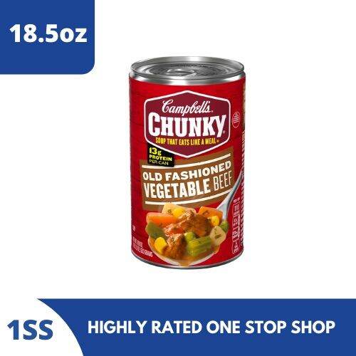 Campbells Chunky Soup Old Fashioned Vegetable Beef 186oz Exp July 12 2024 Lazada Ph 0492