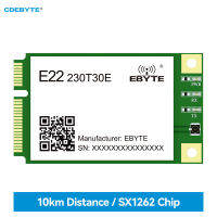 SX1262 LoRa 230เมกะเฮิร์ตซ์30dBm Uart RS485RS232 Usb ตัวรับส่งสัญญาณไร้สายโมดูล E22-230T30E IPEX 1วัตต์10กิโลเมตรเครือข่าย RSSI LBT AIR ตื่นขึ้นมา