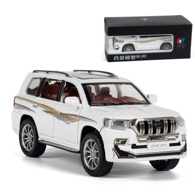 TOYOTA Land Cruiser Prado Off-Road SUV ของเล่นเด็กจำลองสูงประณีต Diecasts &amp; ของเล่นยานพาหนะ ShengHui 1:32รุ่นรถ