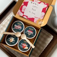 (80g x 4 cups) Customized Ice Cream Box Set เซตเลือกได้ตามใจคุณ *คละรสชาติได้แจ้งในแชทได้เลย*