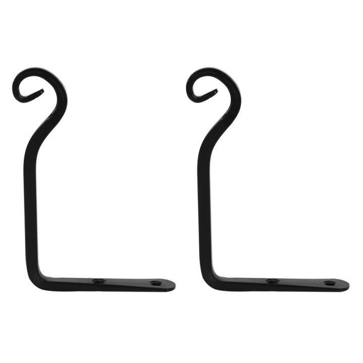 2 Pack Wall Hook Hanging Plant Bracket Decorative Straight Plant Hanger