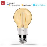 Yeelight E27 Yldp22yl 6W สมาร์ทไส้หลอดไฟ2700K ทำงาน700lm พร้อมชุดบ้าน220-240V สำหรับโคมไฟโคมไปตั้งโต๊ะสปอตไลท์