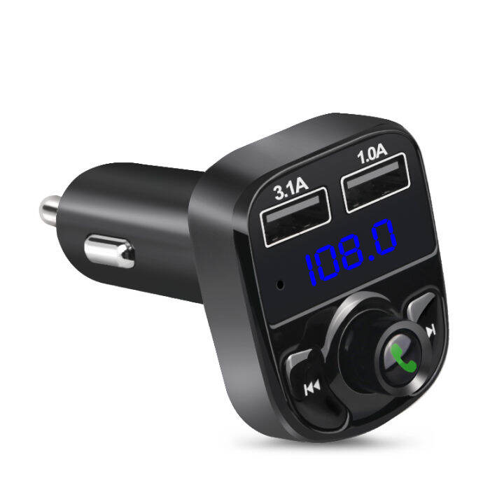 dual-ports-usb-car-charger-quick-charge-bluetooth-4-1a-led-digital-แสดงผล12-24v-car-fast-charging-accessories-interior