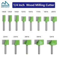 【DT】hot！ 1/4 Inch 6.35mm Shank Wood Milling Cutter Bottom Cleaning Router Bits Woodworking Tools for Carpentry Face