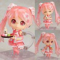 FastShipping Hatsune Miku 500 Sakura Hatsune Nendoroid หุ่นอะนิเมะน่ารักเปลี่ยนโมเดลใบหน้าตุ๊กตาตัวเลขการกระทำพีวีซีของเล่นน่ารักของขวัญของขวัญ